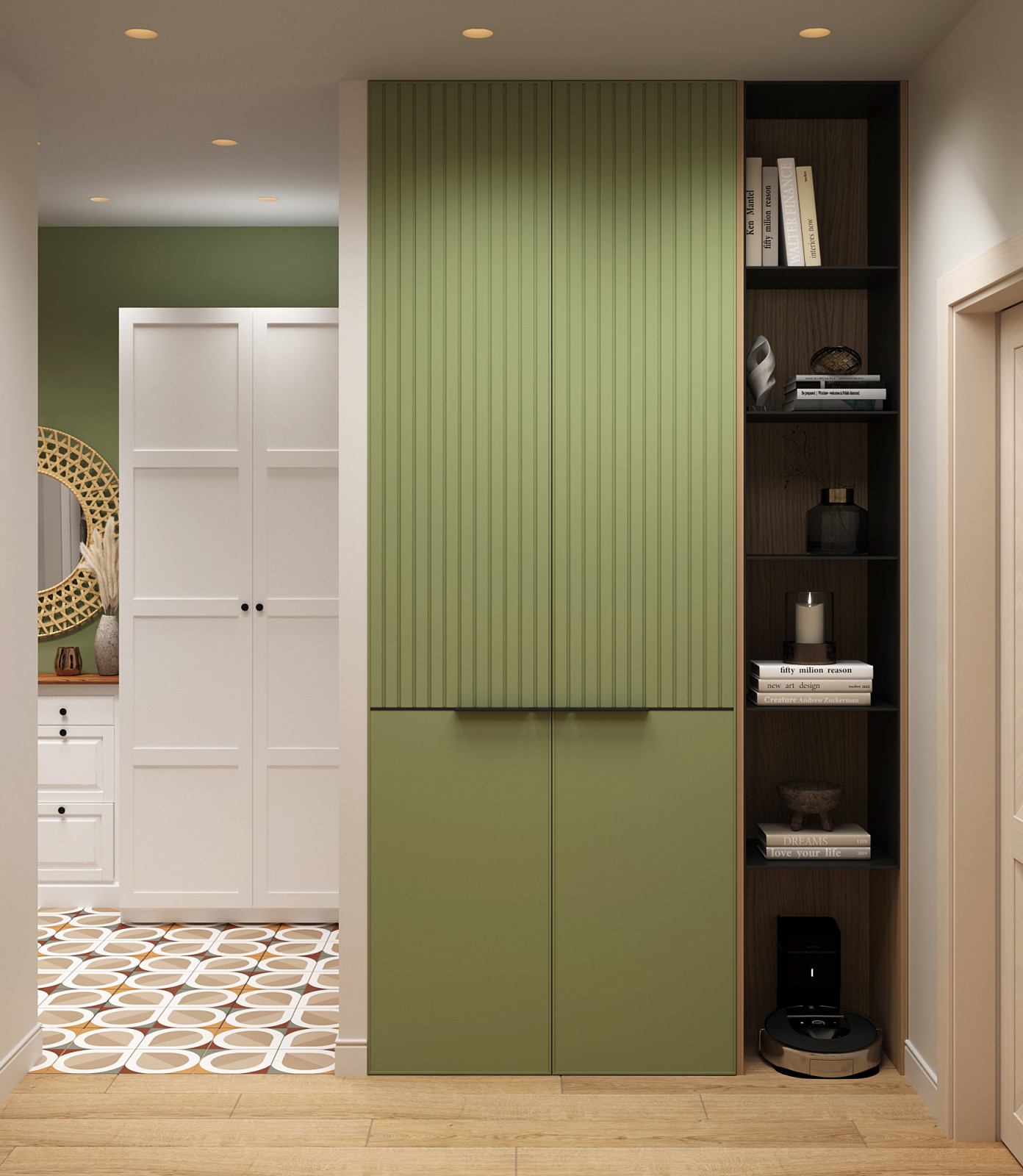 Реконструкция квартиры с существующей мебелью