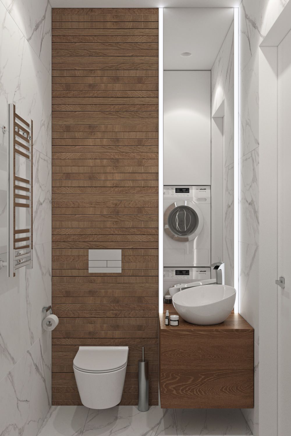 Монохромный с деревом