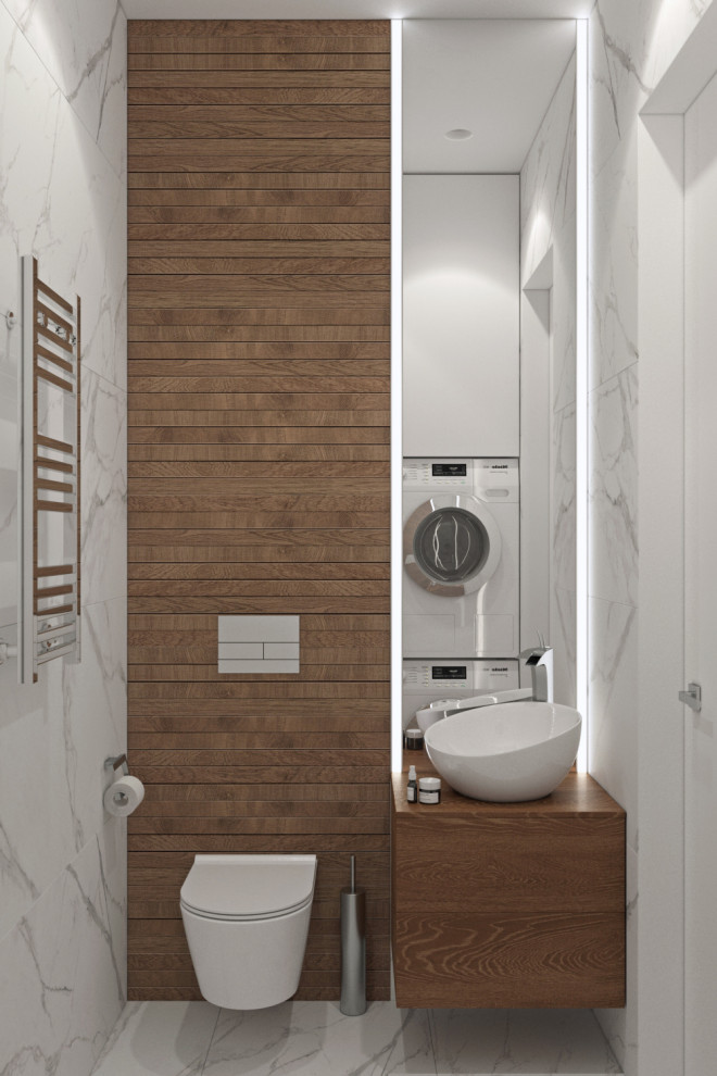 Монохромный с деревом