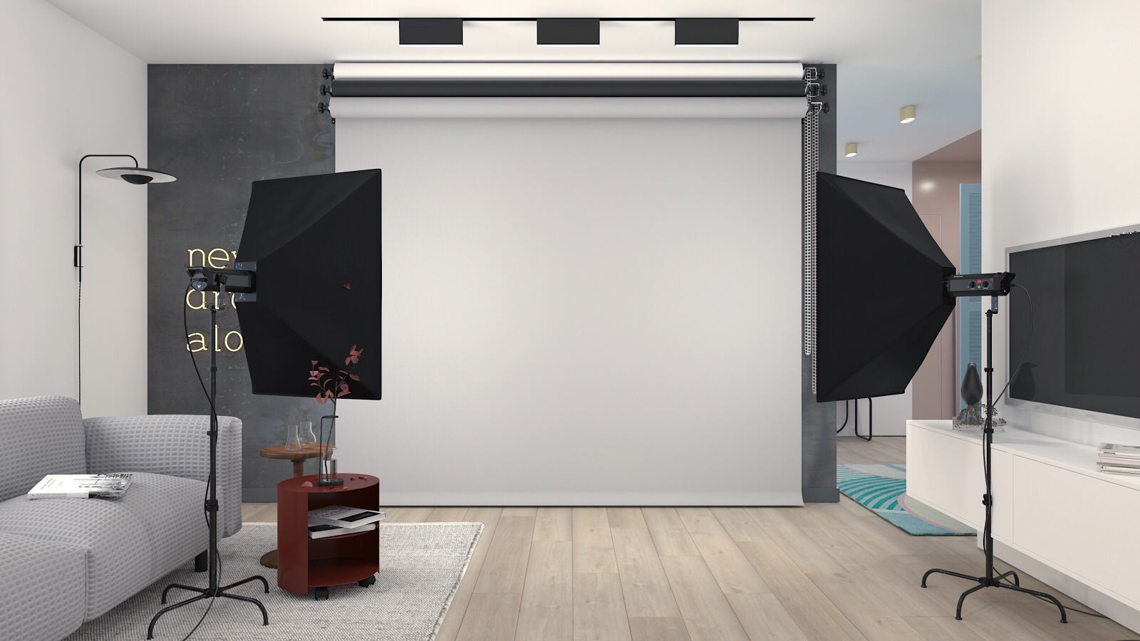 Квартира для пары фотографов в ЖК "Галактика"