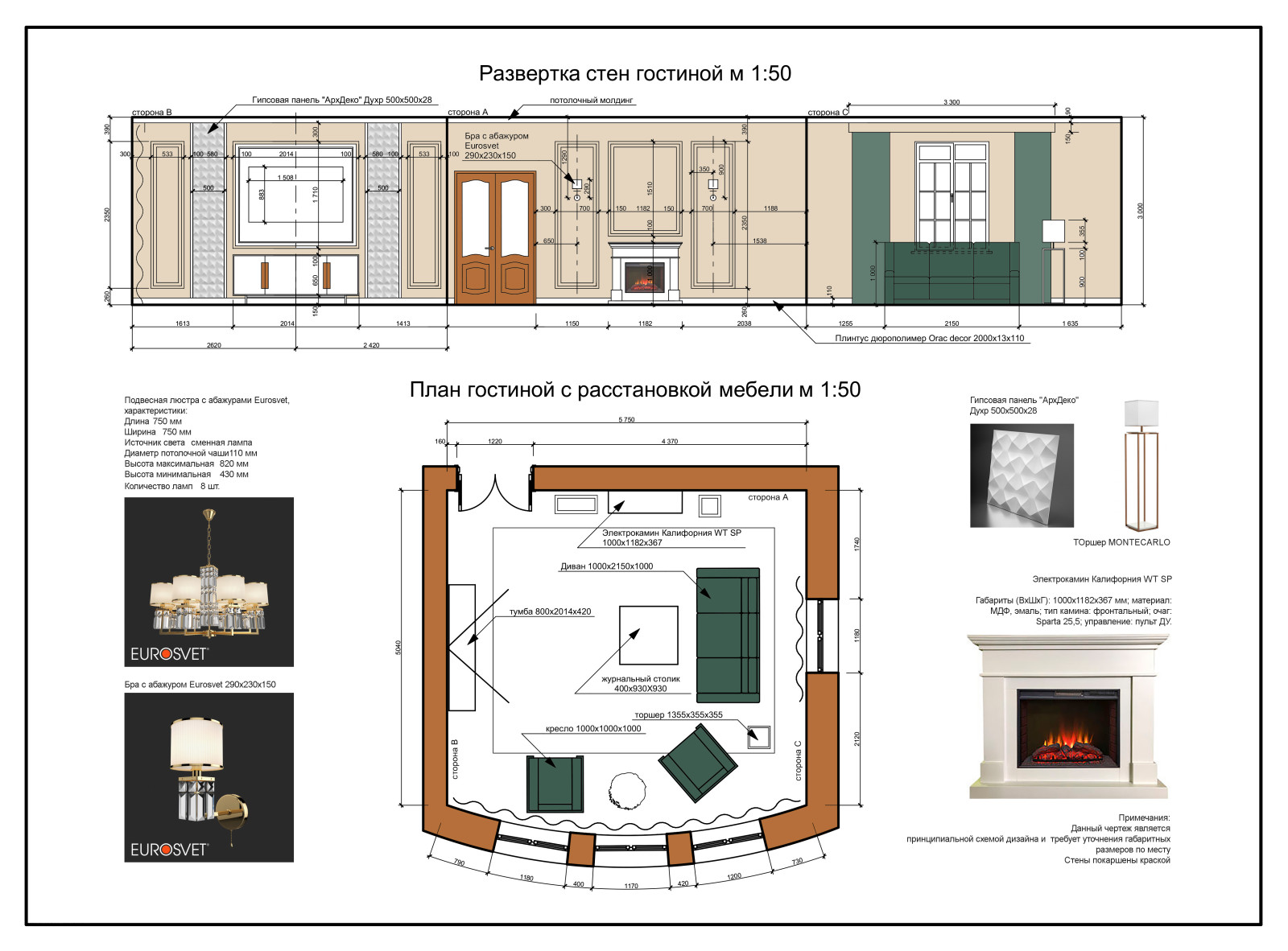 Дизайн гостиной