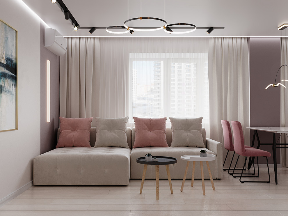 Обложка проекта: Квартира с весенним настроением