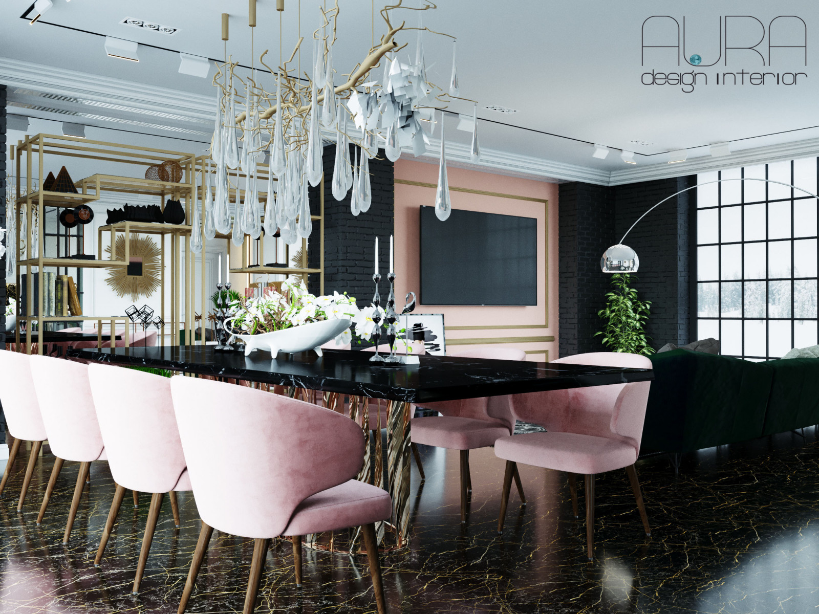 Дизайн кухни гостиной в загородном доме