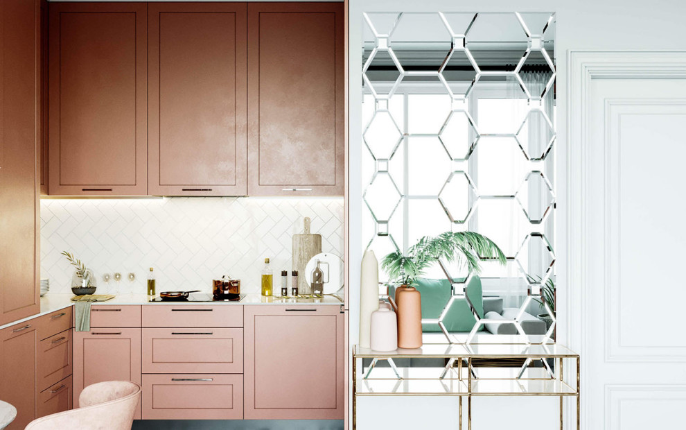 Зеркальное панно Варшава