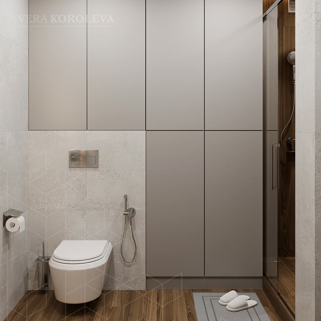 Лавандовая дымка: красивая и функциональная двушка 47 кв.м