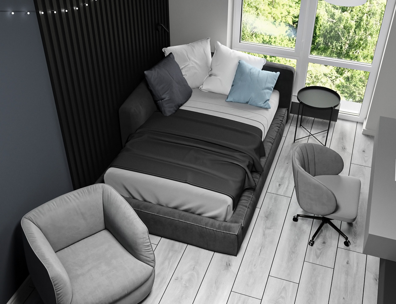 Двухуровневая квартира на Западном.