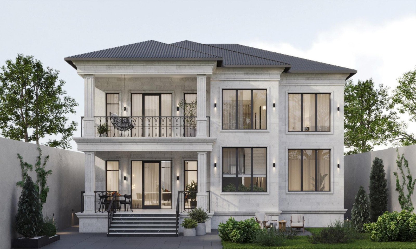 Обложка проекта: Экстерьер частного дома в Москве