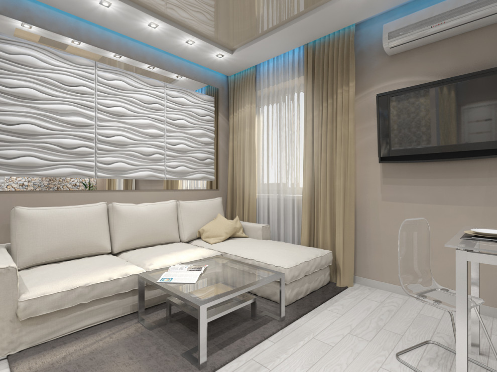 Обложка проекта: Кухня-студия в ЖК "Серебряный Берег"