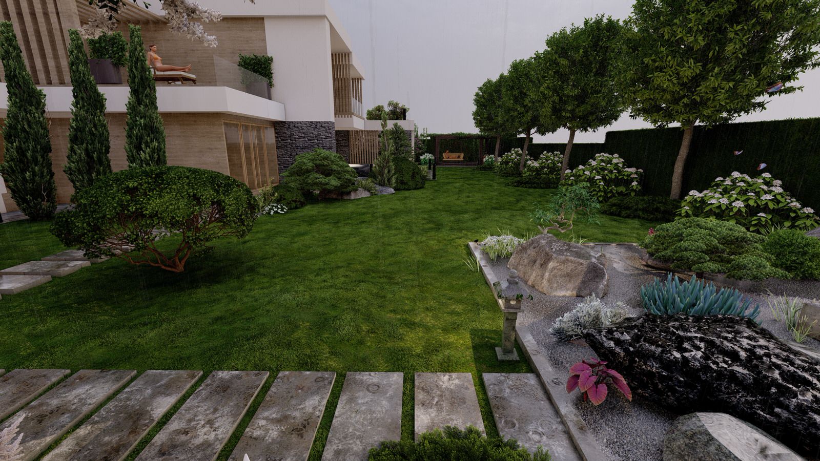 Сад "Многоликий". КП Райт Вилладж