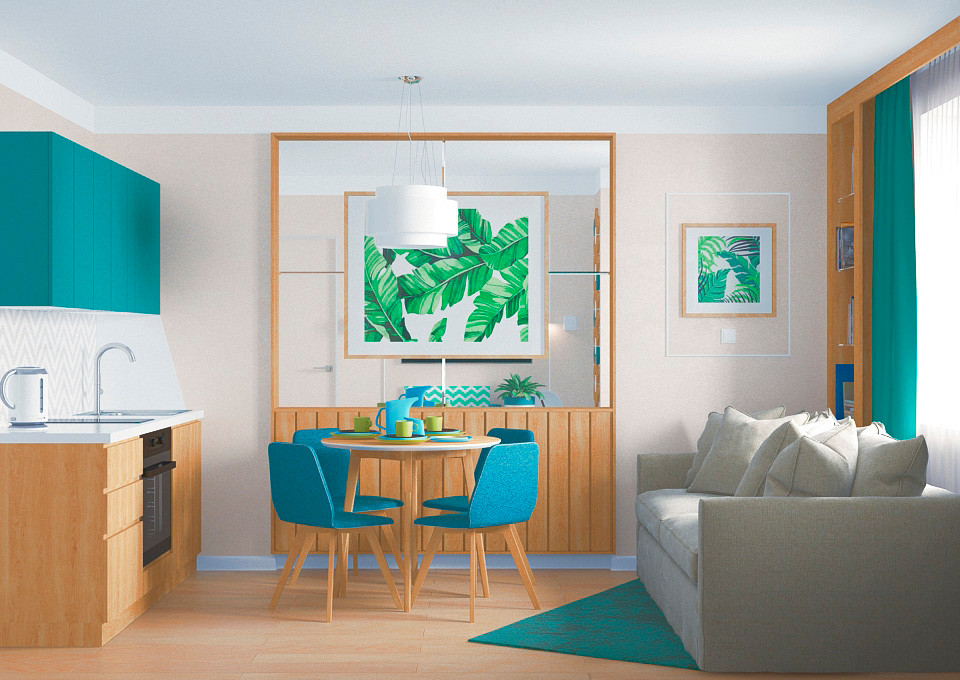 Современная небольшая квартира