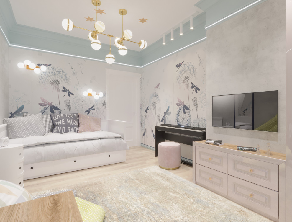 Дизайн-проект  интерьера трехкомнатной квартиры в стиле НЕОклассика