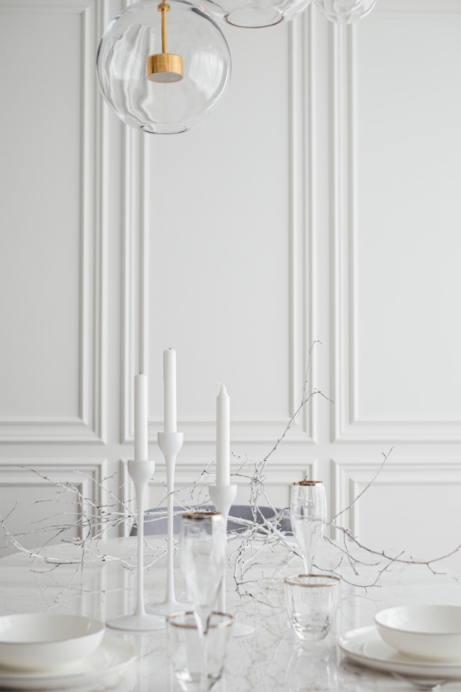 Кухня-гостиная в классическом стиле