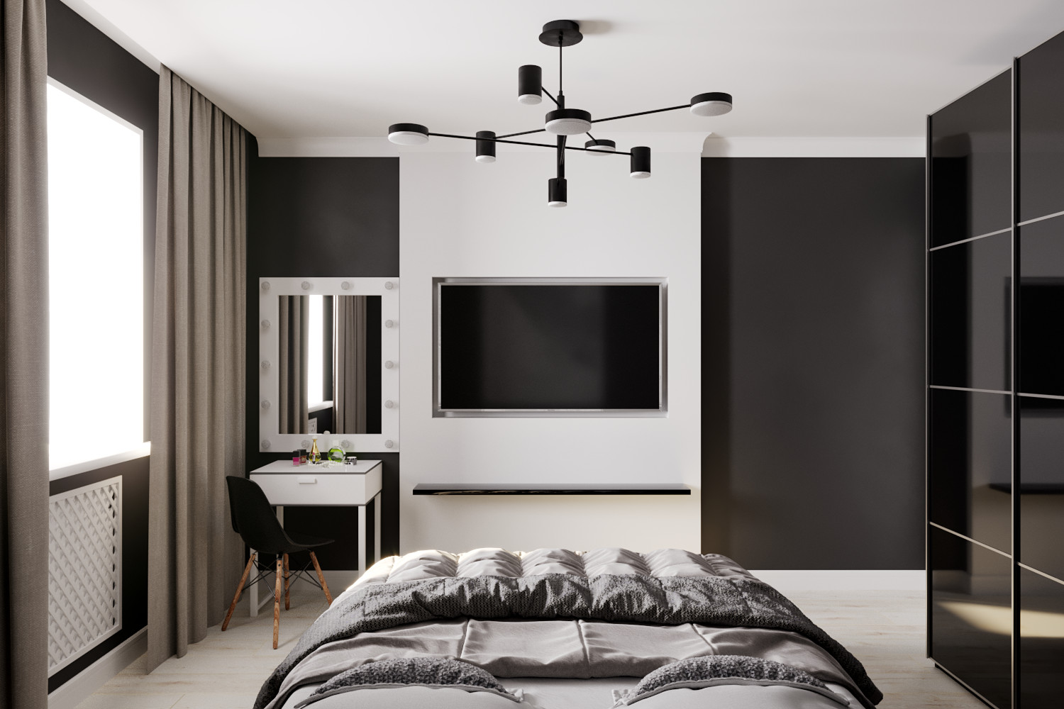 Дизайн-проект квартиры в стиле "эклектика"