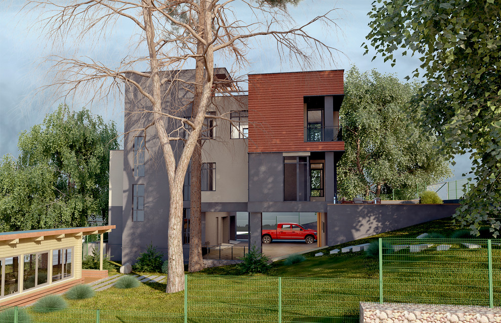 Проект современного коттеджа