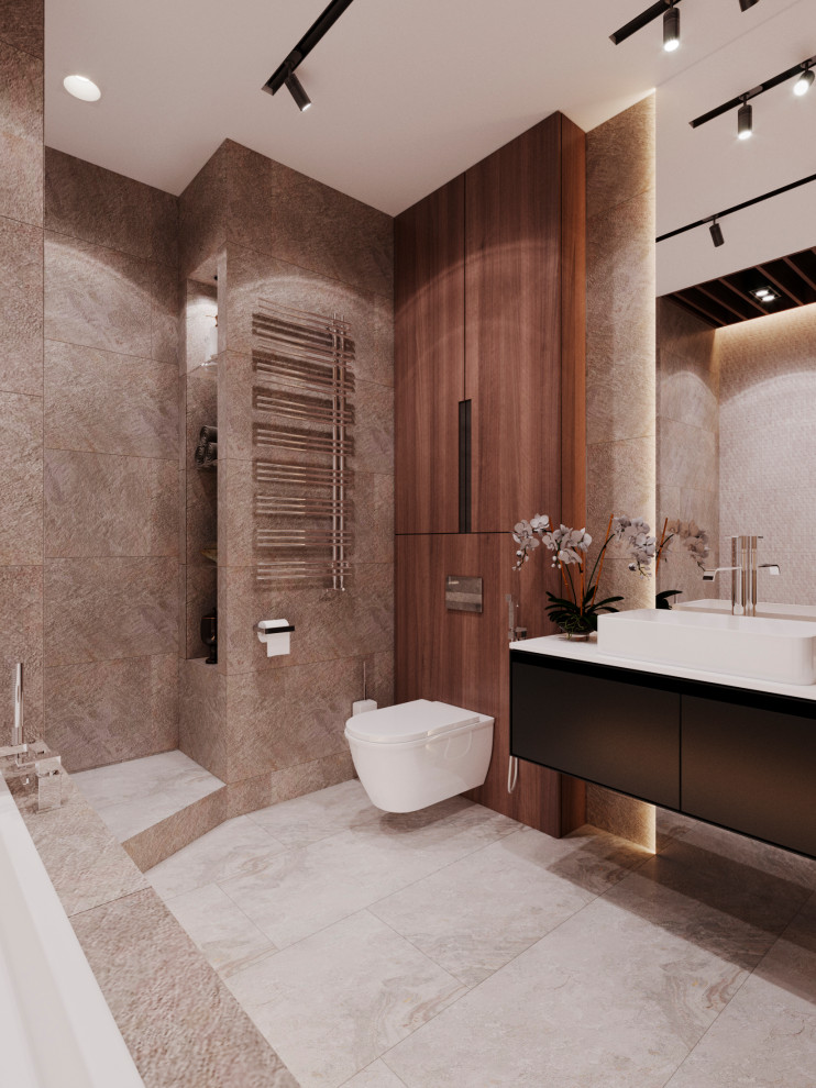 Основной санузел в ЖК "Сердце Столицы"