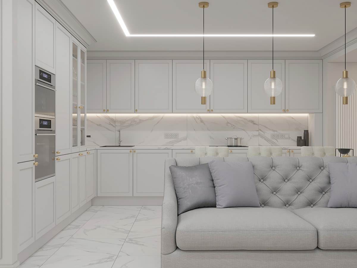 Обложка проекта: Дизайн интерьера четырехкомнатной квартиры