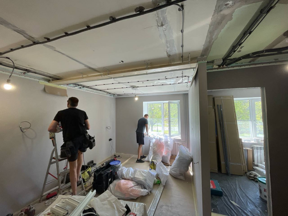 Капитальный ремонт двухкомнатной квартиры 56 м2 на Кораблестроителей 19. (2025г)