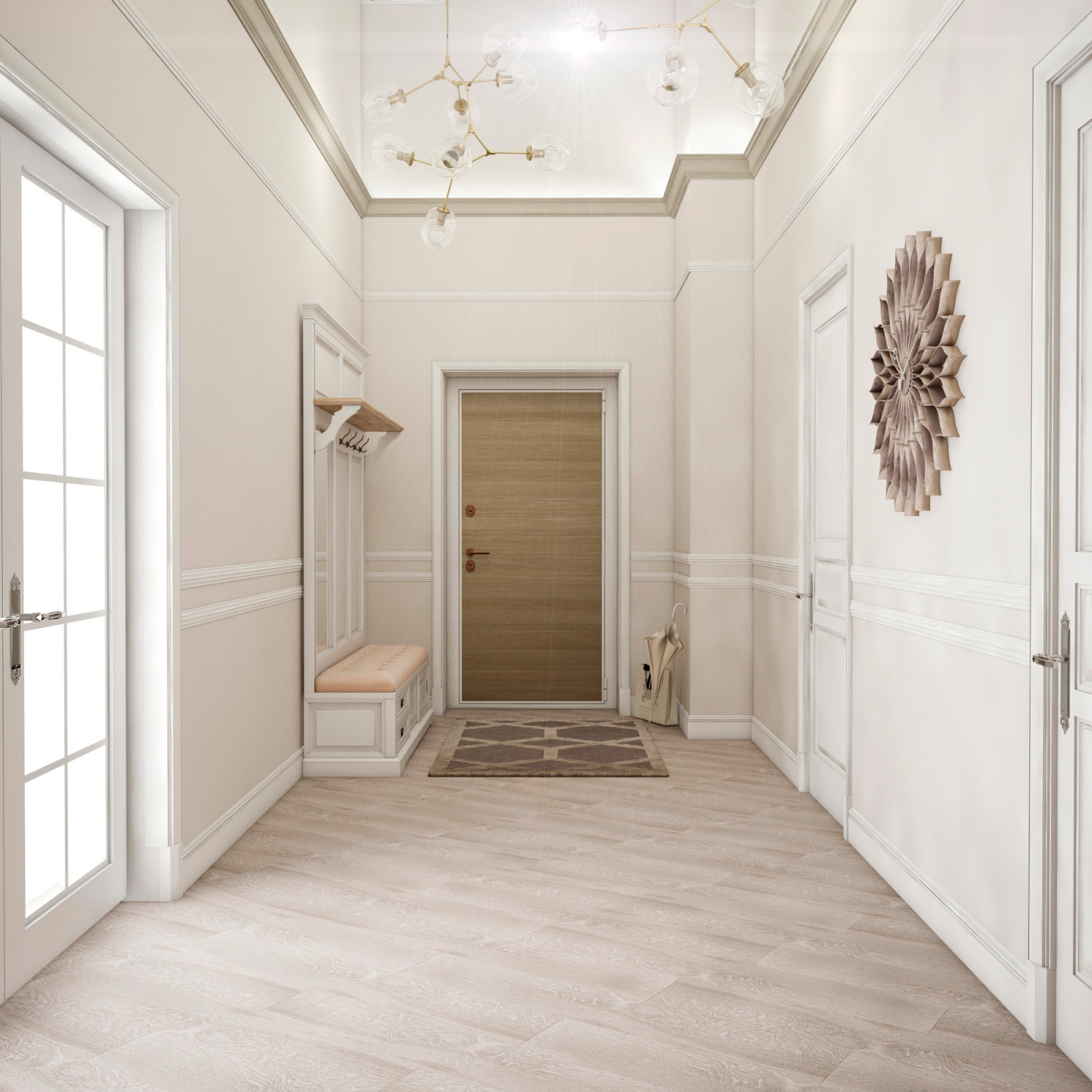 Интерьер загородного дома "Весенняя"