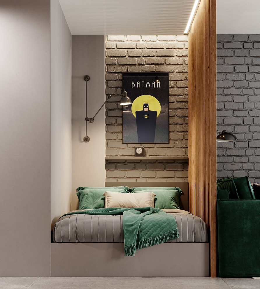 Современный лофт для юного супергероя