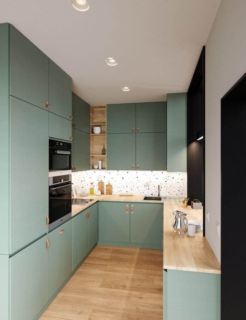 Обложка проекта: Дача Лаки Парк, кухня