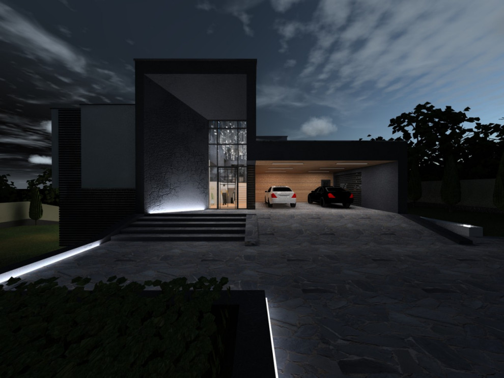 Обложка проекта: Дом на склоне