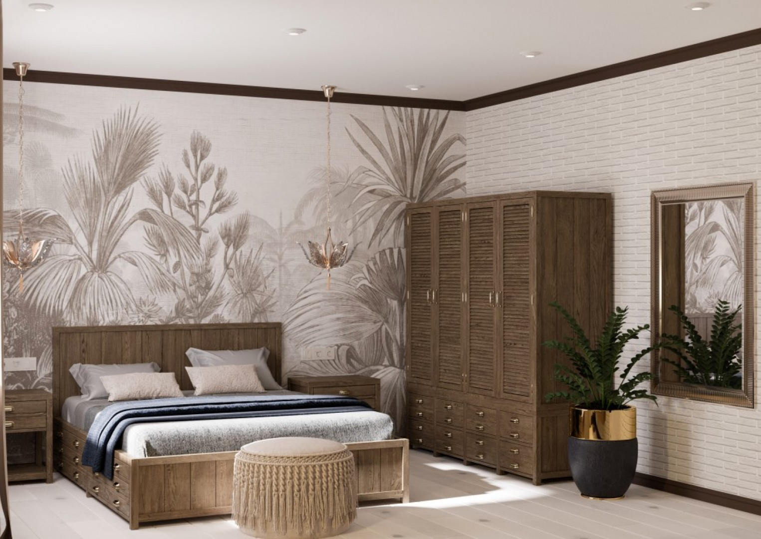 Обложка проекта: Тропический стиль