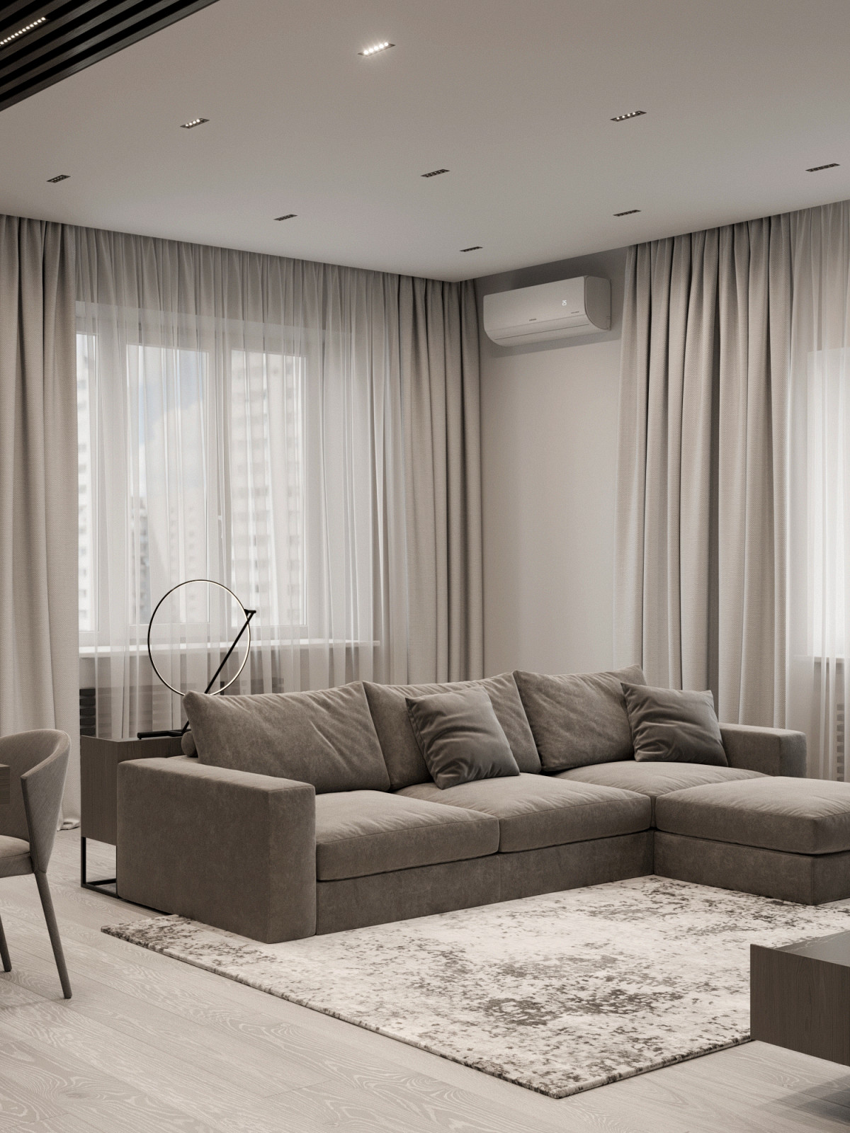 Кухня-гостиная из проекта по ул. Автономная