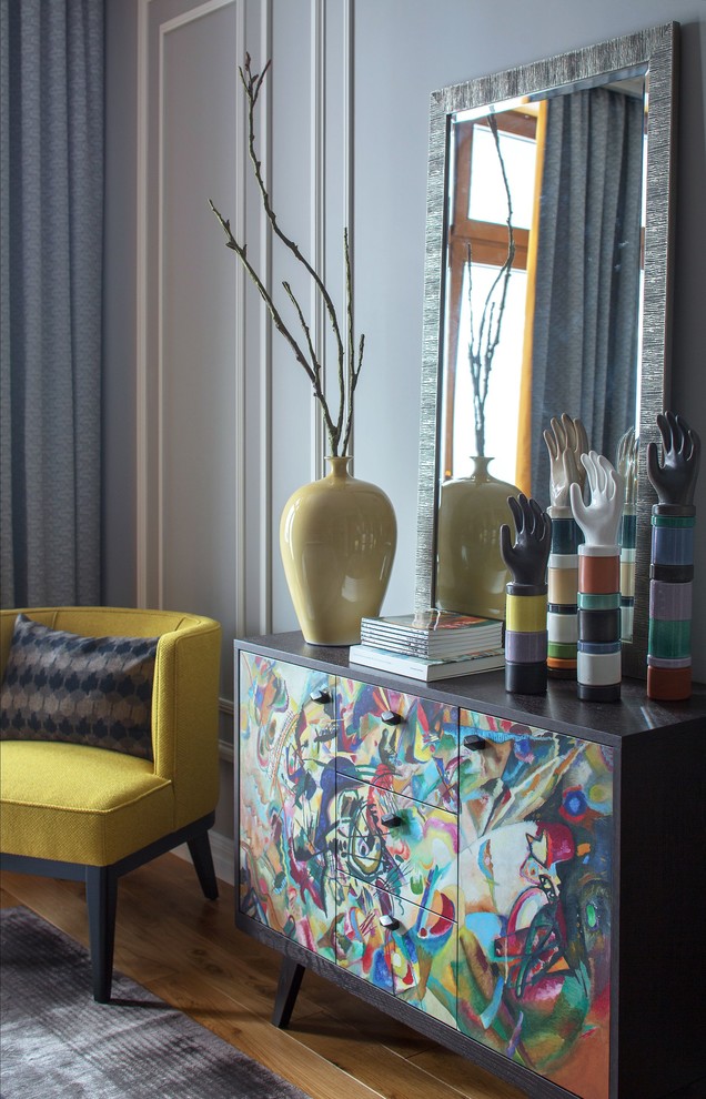 Квартира на стыке классики и поп - арта