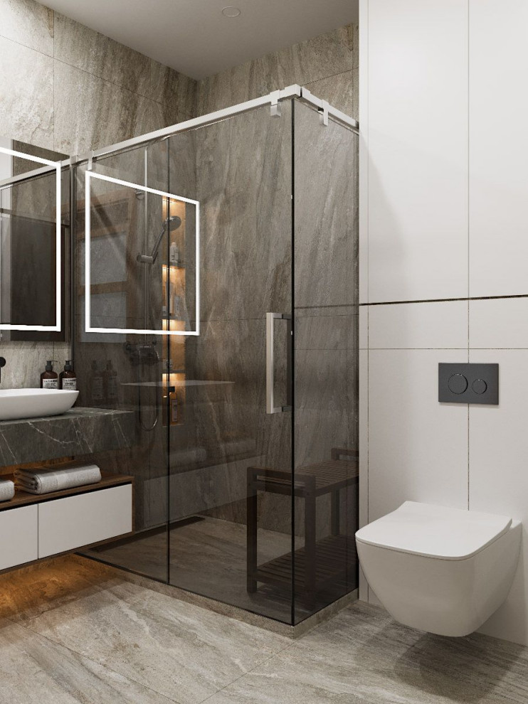 Квартира в кремовых тонах 72 м² в центре Москвы