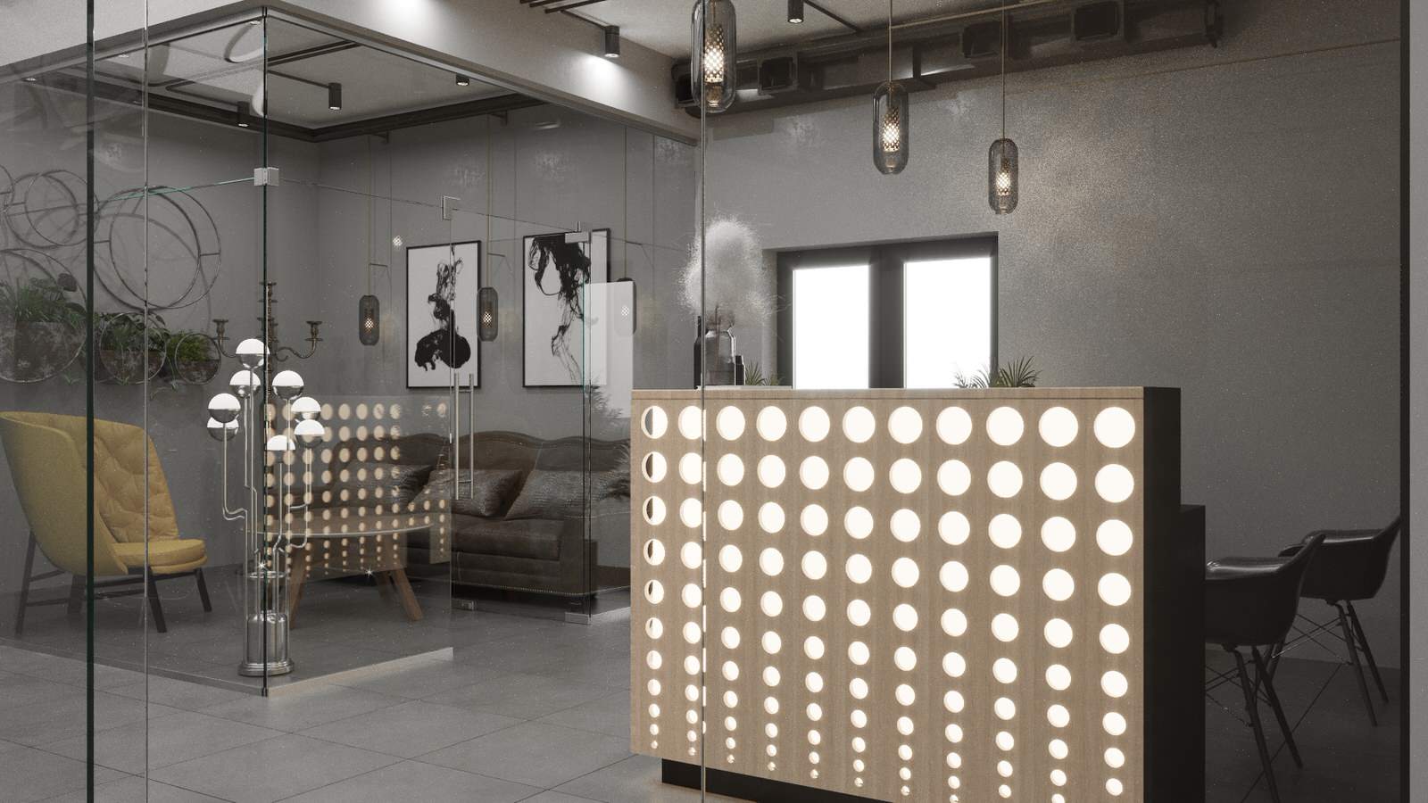 Office_001_визуализация интерьера офиса в г. Санкт-Петербург