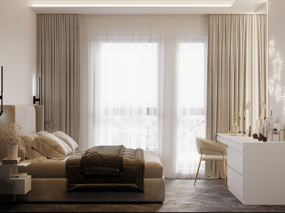 Однокомнатная квартира для молодой девушки, площадь 41 кв.м