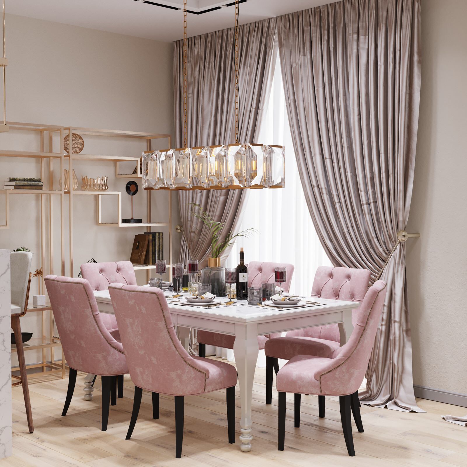 Дизайн квартиры, неоклассика