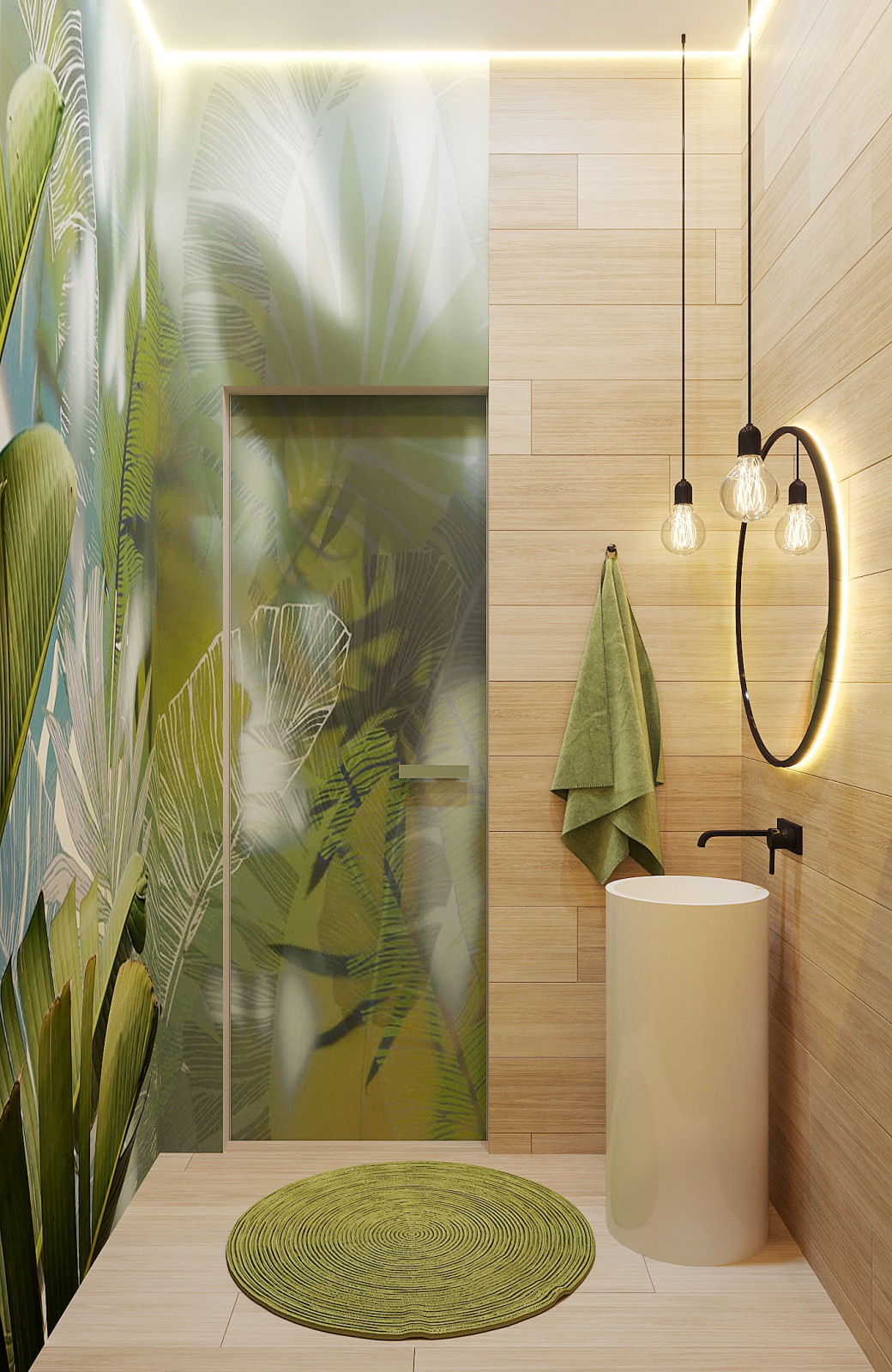 Квартира 90 м.кв. Фьюжн скандинавского и эко стилей