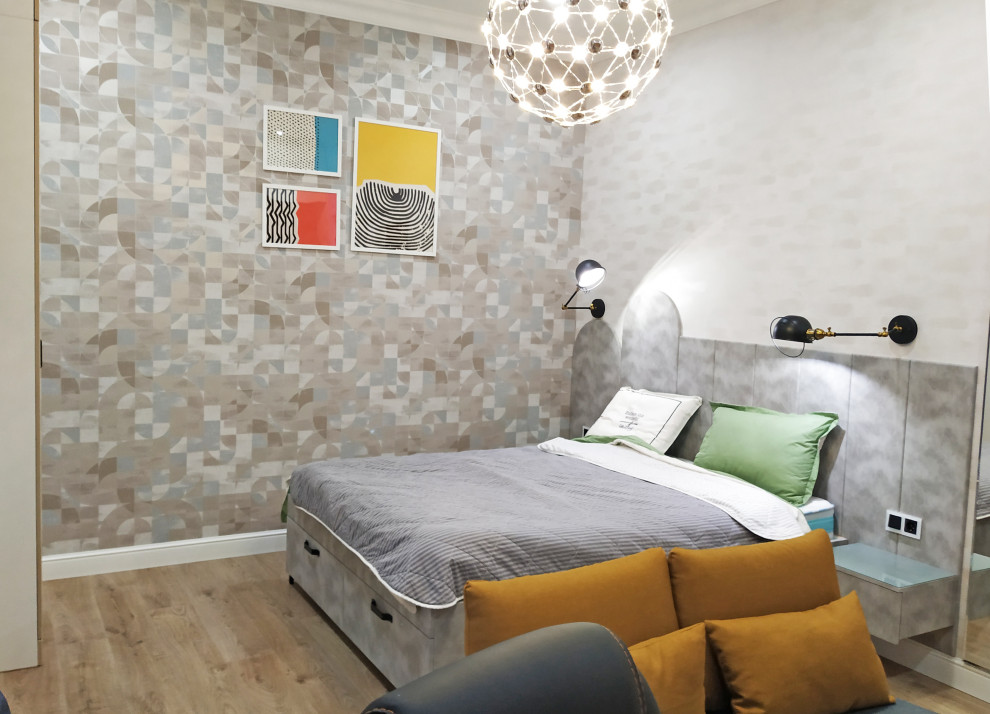 Подростковая комната с элементами лофта