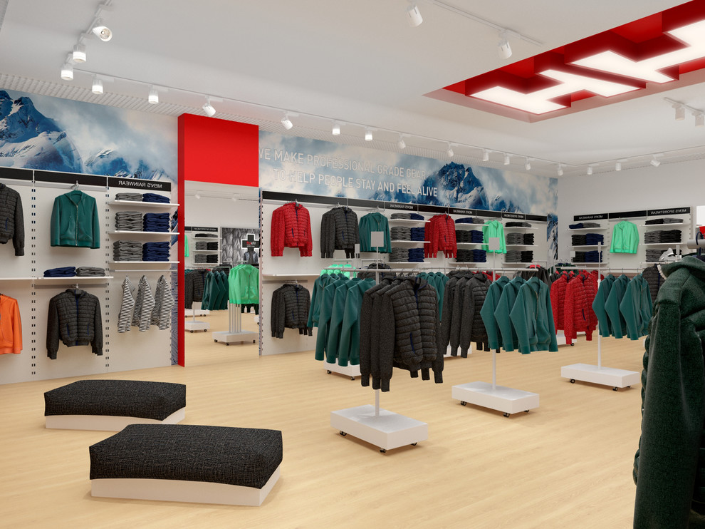 Визуализация магазина для Helly Hansen