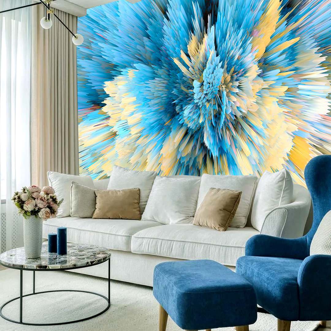 Взрыв эмоций и ярких красок в интерьере