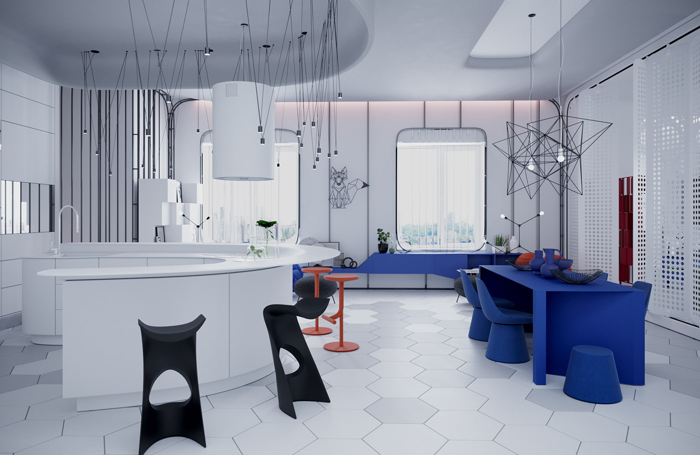 Дизайн апарт - студии "BLOGER HOUSE"