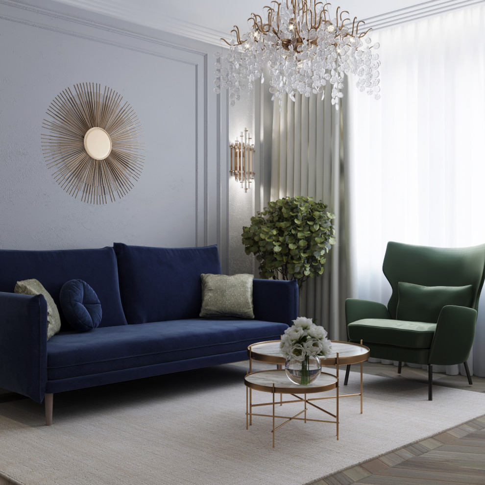 Дизайн проект однокомнатной квартиры в ЖК "Европейский" г. Тюмень