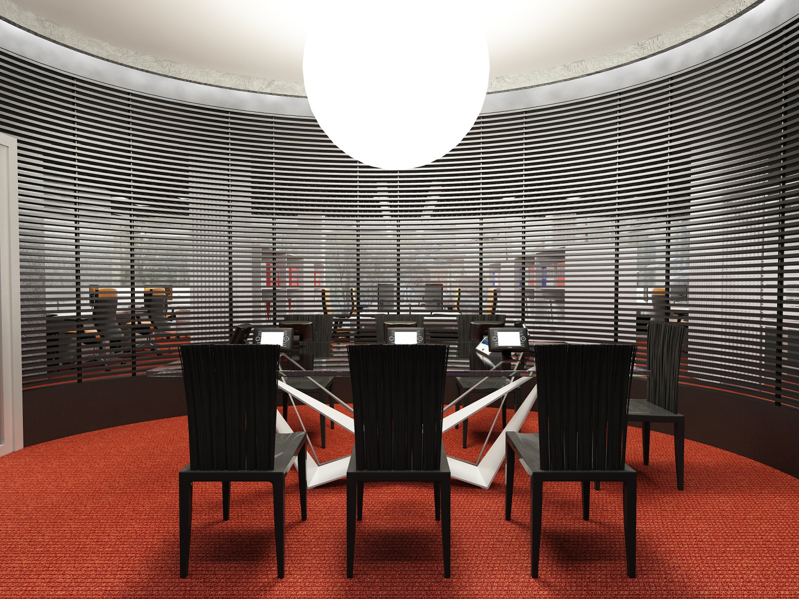 Интерьеры банка  "МИРАФ"