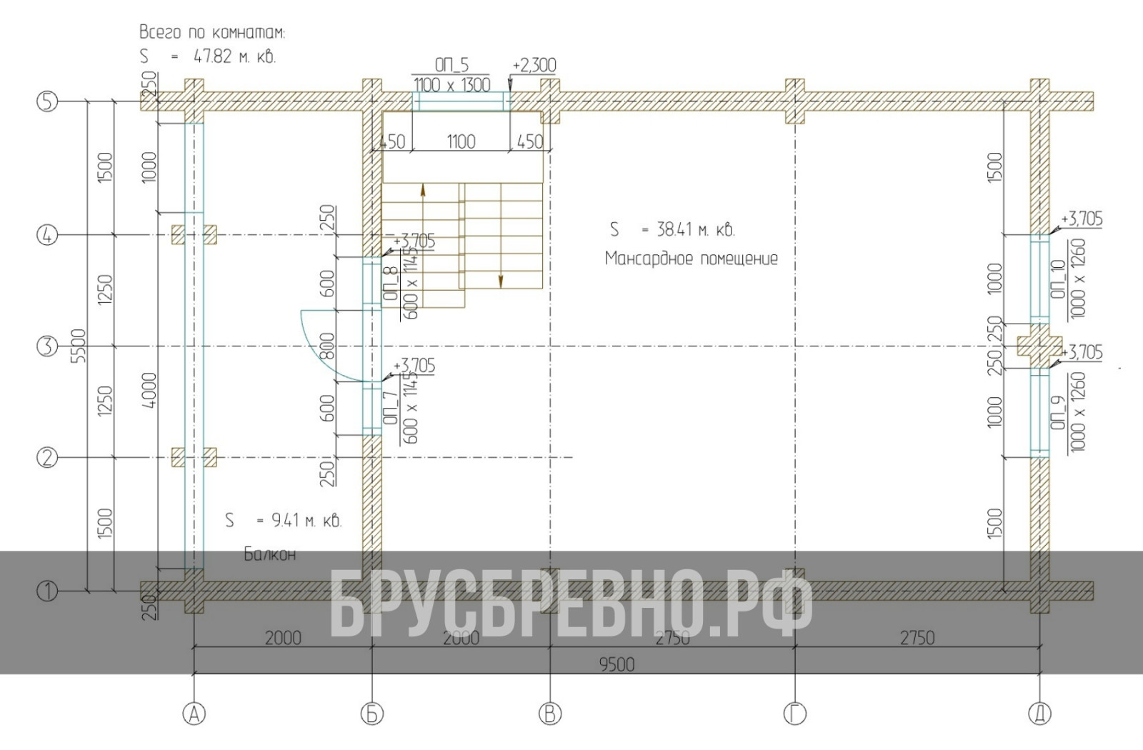 Проект 563 Баня 6х10 бревно 200