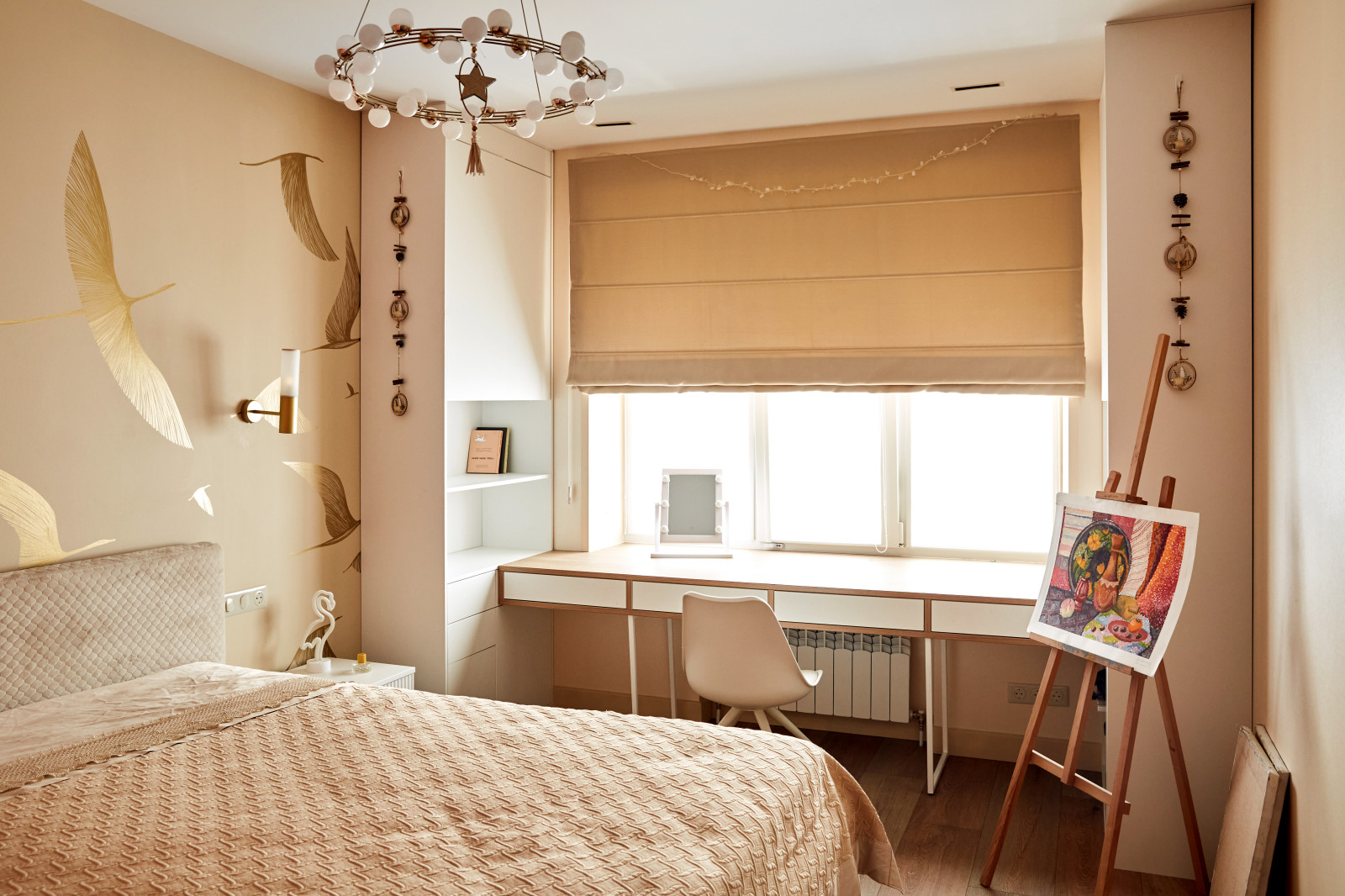 Квартира в пастельных оттенках