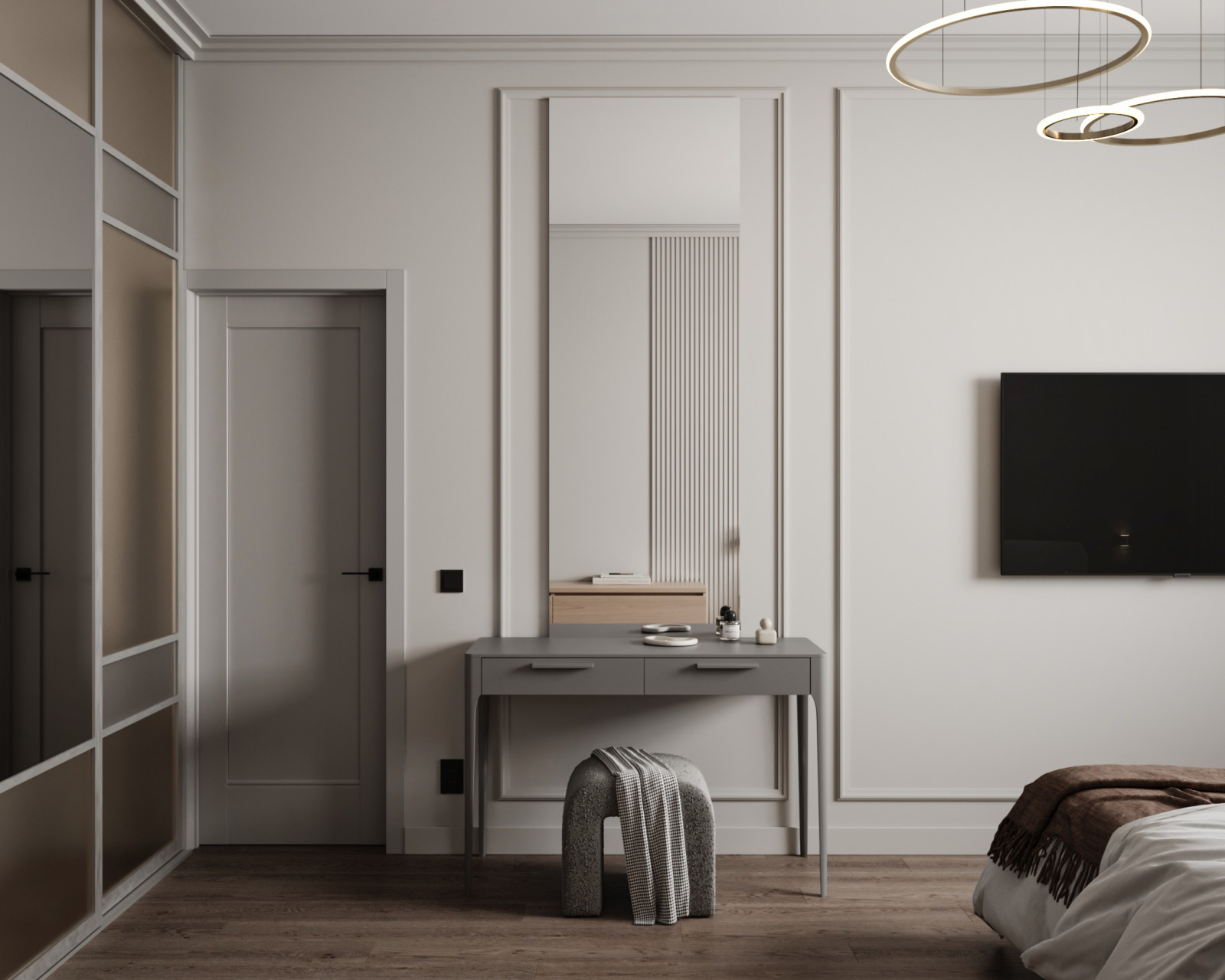 Дизайн-проект двухкомнатной сталинки, 53 кв.м