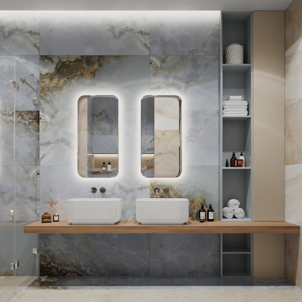 Современная классика. Квартира 100м2. Ванна