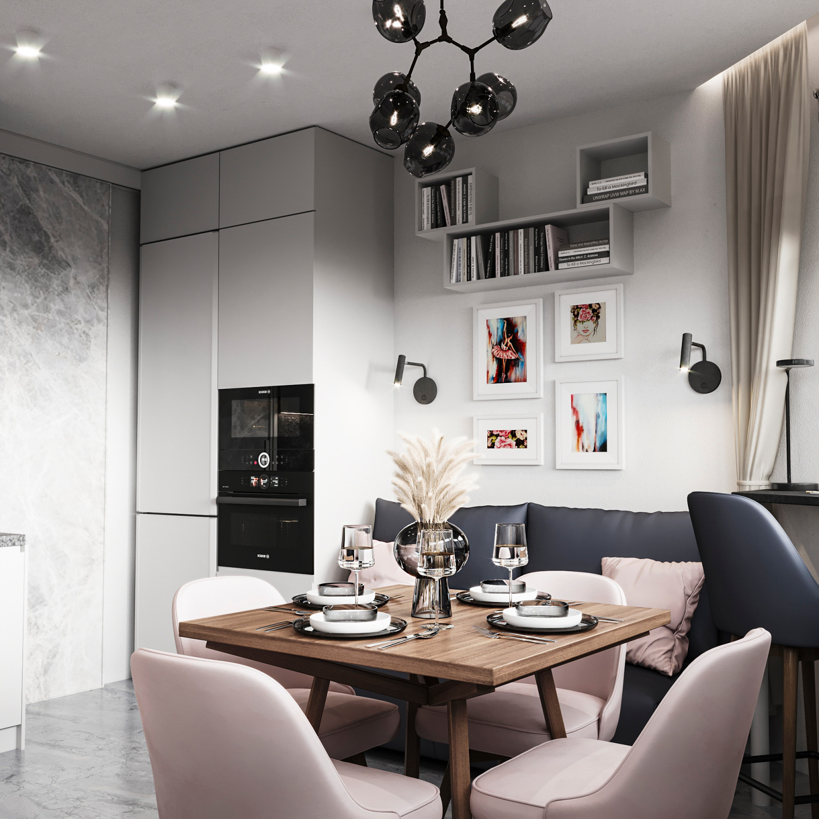 Кухня в доме серии П44-Т