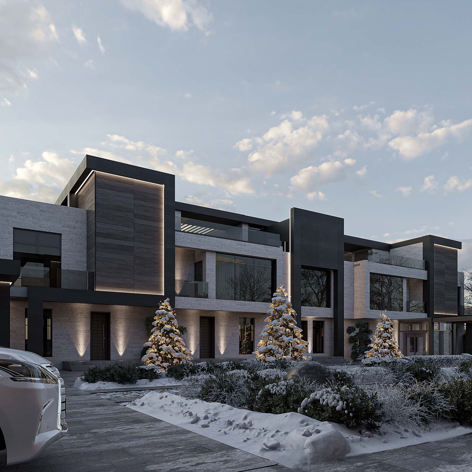 Bagrevand Townhouses Winter Mood