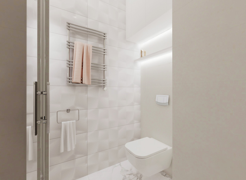 Интерьер квартиры в современном стиле с нотами ар-деко. ЖК Мегаполис. Минск