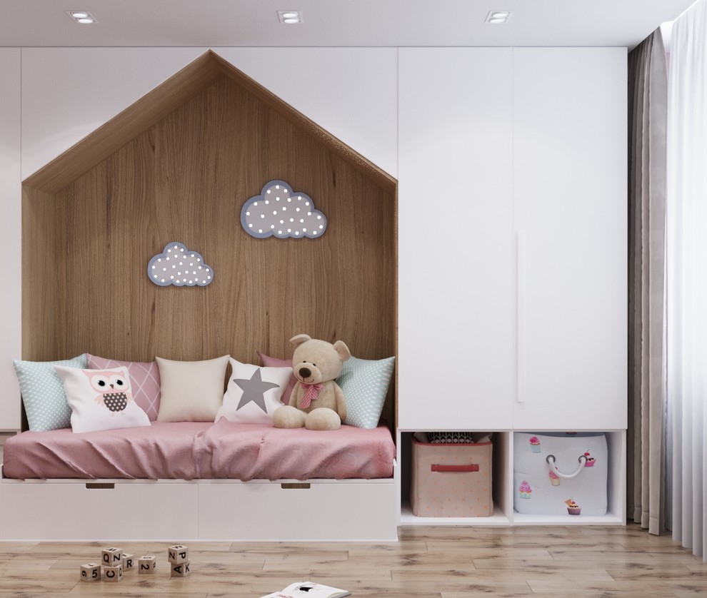 Детская комната 16,27 кв.м для девочки