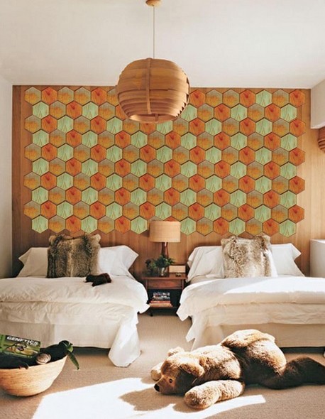 Обложка проекта: Настенная плитка из натурального дерева