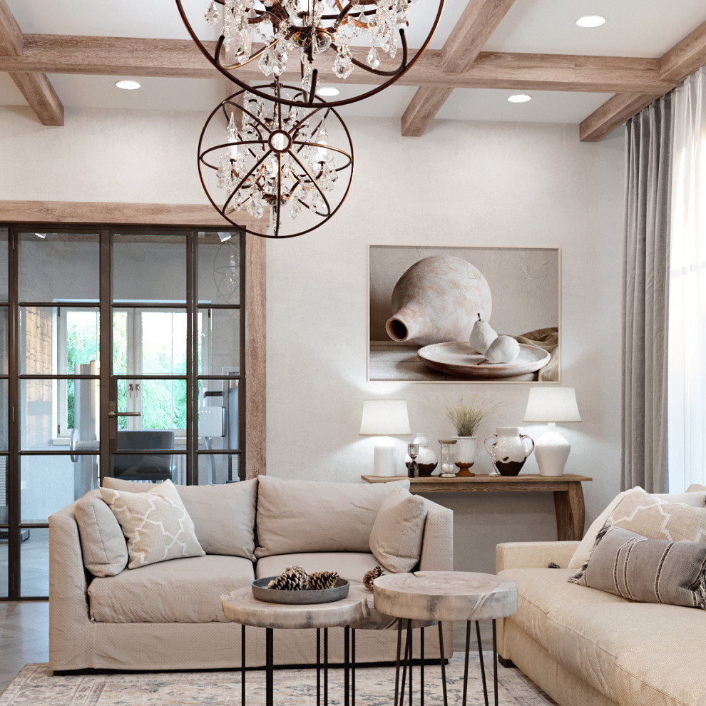 Интерьер загородного дома в стиле Шале