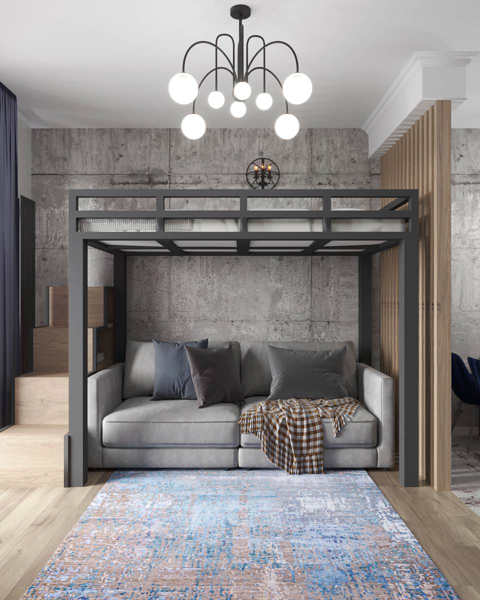 Обложка проекта: Квартира-студия для отдыхав ЖК "Аллея Парк"